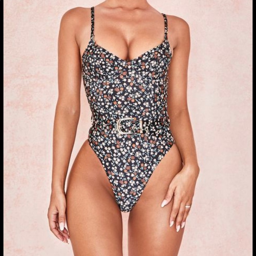 House of CB floral bodysuit
